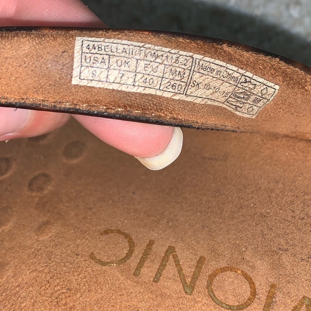 Vionic Bella Tortoise Brown Flip Flop Sandals Siz… - image 4